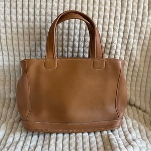 Coach Tan Leather Satchel